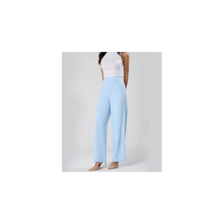 Flared Leg Formal Pant Sky Blue